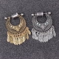 thumbnail image 6 of 2Pcs Stainless Steel Screwed Ear Gauges Tunnels Ears Dangle Tribal 6mm, 6 of 8
