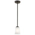 thumbnail image 1 of Kichler 44053OZ Tao Collection Mini Pendentif 1 Light&44; Olde Bronze - 7.25 in., 1 of 1