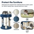Cat Scratching Post Tree with Tower Soft Bed.Natural Quality Sisal ...
