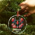 thumbnail image 5 of Personalized Weightlifting Xmas Ornaments Gift for Men Women Family Friends Birthday, Unique Weight Lifting Body Builder Christmas Ornament 2025, Custom Year Name Weightlifter/Gymer Glass Ornament, 5 of 6