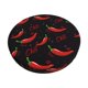 thumbnail image 1 of Disketp Red Hot Chili Funda Redonda para Taburete, Funda de Cojín para Silla de Bar Suave y Elástica-12 inch, 1 of 7