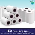 thumbnail image 2 of Rollos de papel térmico PaperPlanet para Clover Flex, 150 unidades, 2 of 7