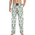 thumbnail image 4 of FREEAMG Colorful Seahorses Pajama Pants for Men, Men's Separate Bottoms, Comfortable Sleep Lounge Pj Pants, 4 of 7