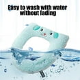 thumbnail image 4 of Qocolhg Bathroom Soft Thicker Warmer with Snaps Fixed Stretchable Washable Cloth Toilet Seat Cover Pads, Easy Installation& Cleaning, Clearance (Blue), 4 of 6