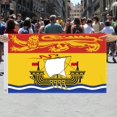 thumbnail image 3 of czcpp-3×5 FT New Brunswick Flag,Large Canada Province Decor,Double Side Digital Printed 150D Polyester Banner With Canvas Header Brass Grommet For Outdoor Indoor Parade Car, 3 of 4