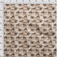 thumbnail image 4 of oneOone Cotton Flex Tawny Brown Fabric Cowboy Sewing Fabric By The Yard Printed Diy Clothing Sewing Supplies 40 Inch Wide, 4 of 5