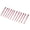 Pink, variant on Pink Pink Icicle Style Christmas Tree Ornament Plastic Hanging Decoration For Festive Season