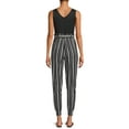 thumbnail image 3 of No Boundaries Junior's Paperbag Waist Jumpsuit, 3 of 5