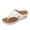 White, variant on Black Female Fish Mouth Thick Bottom Wedge Slippers Solid Color Summer Casual Comfort Shoes