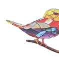 thumbnail image 2 of BOKYAN 2-Piece Colorful Metal Bird Ornament Tabletop Decoration for Home Visual Decompression Figurine Knick-Knacks, 8.9 inches / 22.5 cm, 2 of 5