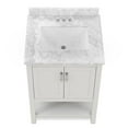 thumbnail image 2 of Design Element Affinity 25" Single Sink Bathroom Vanity in White, 2 of 6