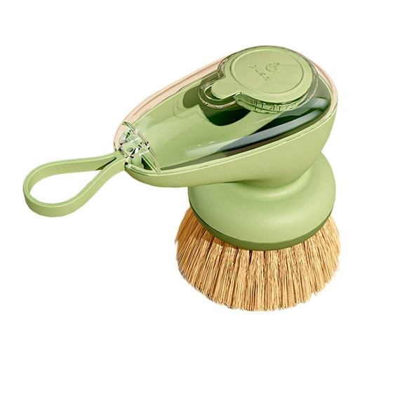 Brosse de Nettoyage pour Cuisine – Grand Récurreur Ergonomique avec Distributeur de Savon Intégré et Prise Confortable pour un Nettoyage Sans Effort de la Vaisselle Démarrage en Fin Brosse de Nettoyage de Classification des Produits