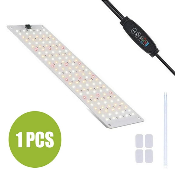 LED Grow Panel Light 135-570 Beads 20W Full Spectrum Ultra-thin Board Dimmable Timer Cabinet Growing Lamp 80-220V Indoor Plant