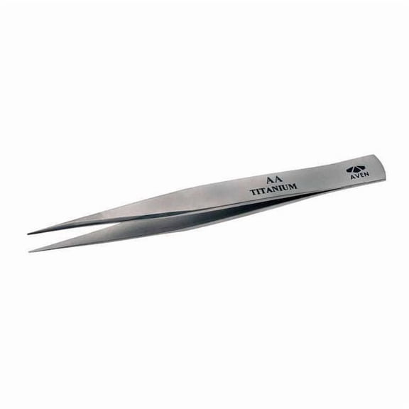 Aven Tweezers,Titanium,Straight,5"L 18013TT