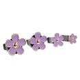 thumbnail image 4 of Toyandona Purple Metal Car Aroma Clip Cute Flower Design for Home Decor 4Pcs, 4 of 8