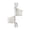 Clear, variant on Lume Wear Suction Cup Rotating Storage Container A Wall Mounted No Drill Organizer For Kitchen Food Bathroom And Shower Room. A Removable Waterproof Spice Rack Shelf That Maximizes Vertical Space