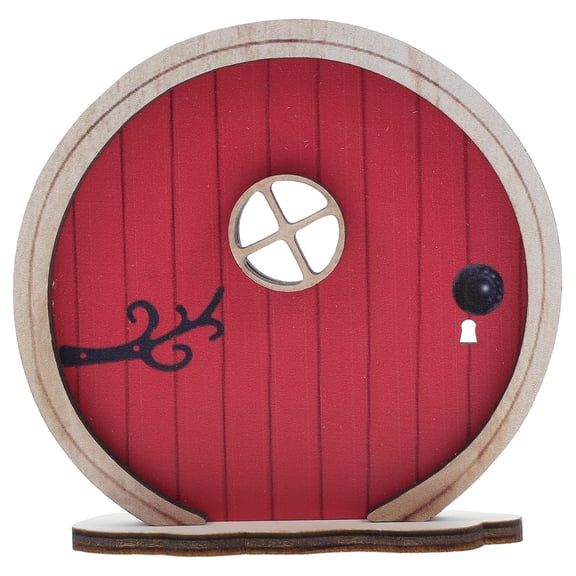 LOLIPPYY Wooden Fairy Door For Trees Miniature Garden Decorations Ornaments Outdoor Tree Decor For Fairy Garden Dollhouse Accessories