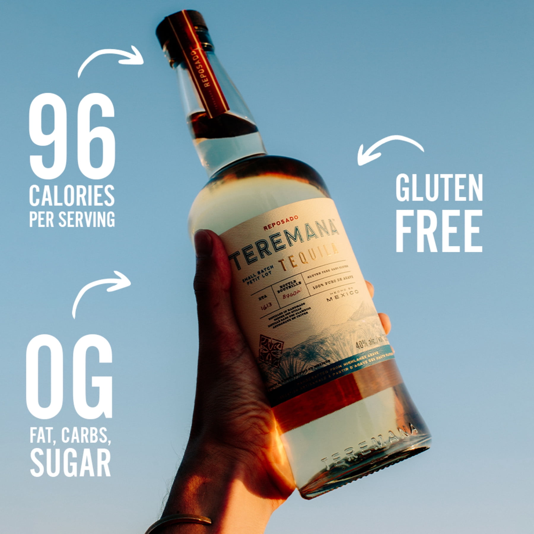 ギラーモ フォルチーノ Terre Battue 箱無し Teremana, Reposado Small Batch Tequila, 750 ml Bottle, 40% ABV