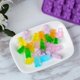 thumbnail image 5 of 5pcs silicone bear chocolate jelly mold with ice cream maker dropper mold, 5 of 5