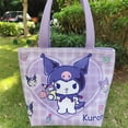 thumbnail image 4 of Sanrio Lunch Bag Cartoon Leather Waterproof Widening Hand Carry Storage Bag Outgoing Tote Bag Love Kurumi Lunch Box Bag, 4 of 20