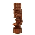 thumbnail image 3 of Handmade Wooden Primitive Big Mouth Tribal Statue Sculpture Tiki Bar Handcrafted Unique Gift Home Decor Accent Figurine Decoration Hand Carved Wood, 3 of 8