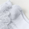 thumbnail image 5 of zbxnLI Toddler Girls Lace Socks Turn Cuff Ankle Socks Baby Girl Princess Dress Socks Cotton Crew Socks, 5 of 6