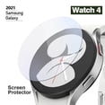 thumbnail image 2 of Protector de pantalla de vidrio templado para Samsung Galaxy Watch 4, 44 mm, 40 mm, protección de la cubierta del reloj clásico, accesorios para relojes inteligentes Tan Jianjun unisex, 2 of 2