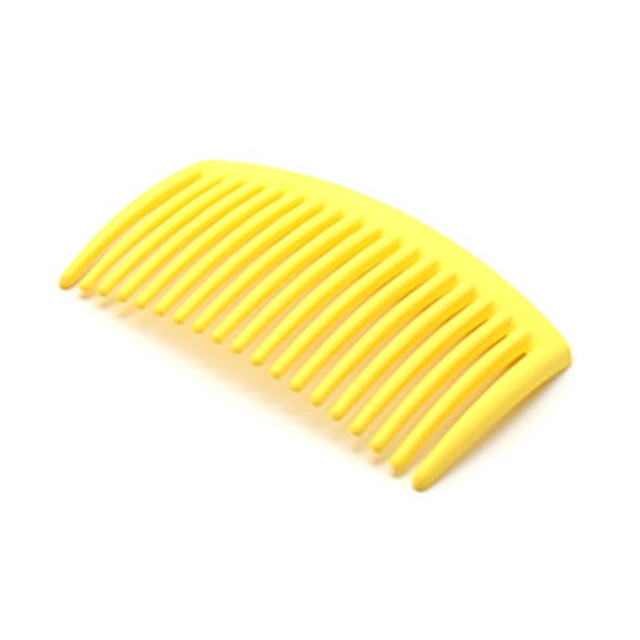 Peines torcidos Vogacara para el cabello decoración de boda plástico Amarillo claro