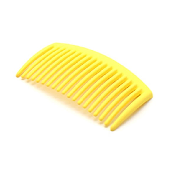 Peines torcidos Vogacara para el cabello decoración de boda plástico Amarillo claro