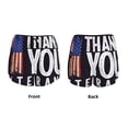 thumbnail image 3 of Balery Veterans Day2 Pattern Women's Running Shorts with Liner 2 Pockets Elastic Workout Athletic Gym Yoga Shorts-XX-Large, 3 of 7