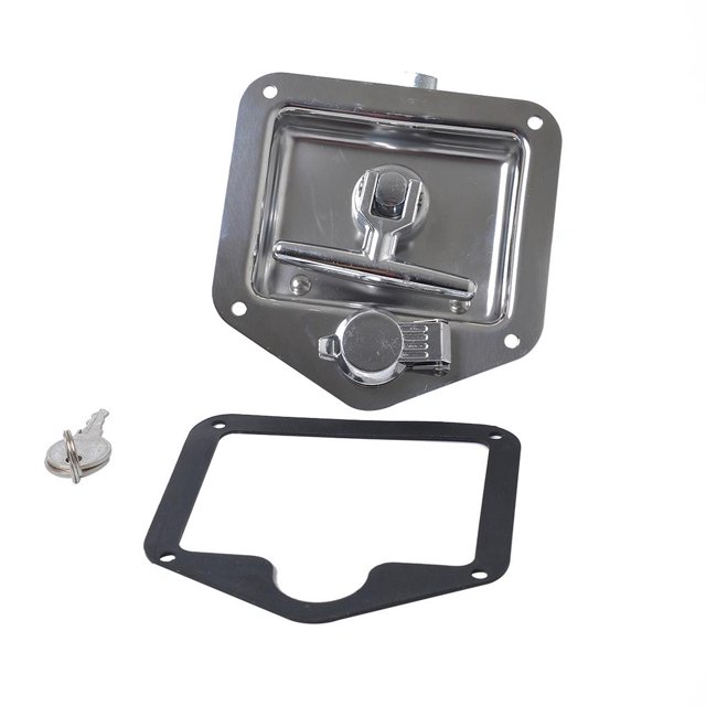 Pestillo Con Manija En T De Acero Inoxidable Fácil De Instalar Cerradura De Puerta De Rv Cerradura De Yate Ampliamente Utilizada Con 2 Llaves Para Rvs Autocaravanas Caja De Herramientas De Yates Inevent VI005258-00