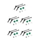 thumbnail image 1 of Acoplador de eje de transmisión delantero Vogacara 1:12 Verde 5piezas, 1 of 5
