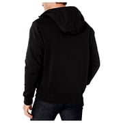 Nike Mens Sportswear Club Fleece Full Zip Hoodie, Fleece Zip-Up Hoodie Men, Black/Black/White, XL