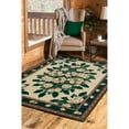 thumbnail image 5 of Westfield Home  Ulubre Horatia Floral Area Rug Hunter Green 5'3" x 7'6" 6' x 9' Indoor Living Room,Bedroom,Dining Room Cream, 5 of 5