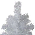thumbnail image 3 of Northlight 3' White Iridescent Pine Artificial Christmas Tree - Unlit, 3 of 4
