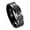 Black, variant on Punk Ring Creative Unisex Titanium Steel Roman Numerals Ring for Party Gift Daily Life
