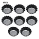 thumbnail image 5 of Cateissary 8x moldes de tarta negros resistentes a altas temperaturas para moldes de tarta de huevo reutilizables profesionales Herramientas y accesorios para hornear, 5 of 6