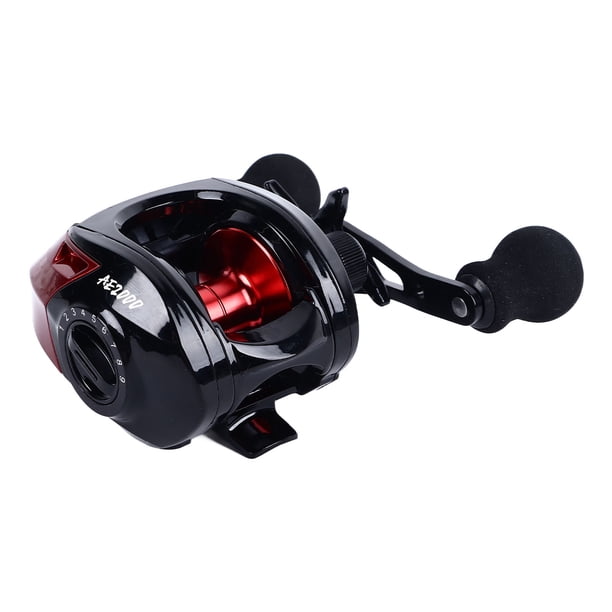 Carrete De Fundición, Capacidad De Carga De 10 Kg Carrete De Baitcasting A La Derecha Línea Anti-explosión Para Pesca Con Caña