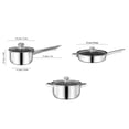 thumbnail image 3 of Ensemble de Batterie de Cuisine 7 Pcs, Ensemble de Batterie de Cuisine Multifonction Résistant à la Chaleur pour la Cuisine, 3 of 7