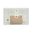 thumbnail image 4 of A6 Transparent Plastic File Bag | Button & String Tie Closure | Clear Document Folder | 6.2 x 4.5 in | Easy Organization for Receipts Bills Notes | Single Pack | Archival Storage Envelope, 4 of 4