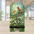 thumbnail image 5 of Designocracy 892086-DG 6 x 3 x 3 in. Cardinals Appear When Angels Are Near Cell Phone Stand Inspirational Decor with Wood Mobile Holder Organizer, 5 of 11