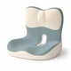 thumbnail image 4 of Cojín ergonómico de espuma viscoelástica para asientos de coche. Azul beige, 4 of 9