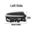 thumbnail image 5 of Left Side Rearview Mirror Bottom Cover w/ Trim For Toyota For Camry 2018-2023, 5 of 9