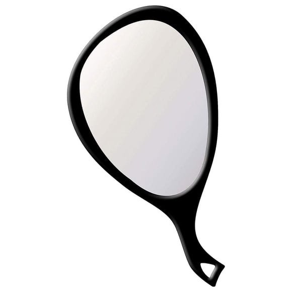 SOFT 'N STYLE Salon Beauty Pro Hand Mirror 19.5 x 10.5 Black MR-7703BLK