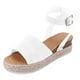 thumbnail image 1 of Zapatos Playa Casuales Sandalias Cuña Con Punta Abierta Cómodos para Mujer Uso Diario, 1 of 8