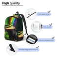 thumbnail image 5 of Balery St. Patrick's Day4 Vintage Canvas Backpack for Men and Women - Large Capacity, Durable Travel Laptop Bag for School, Work, Hiking, and Outdoor Activities, 5 of 7