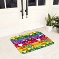 thumbnail image 5 of Non Slip Door Mat, Rainbow peace sign cute Fast Drying Bath Tub Mats, Absorbent Bathroom Rugs Entrance Welcome Mat, Bath MatS for Tub, Floor, Home, Kitchen, Hotel,16x24in, 5 of 7