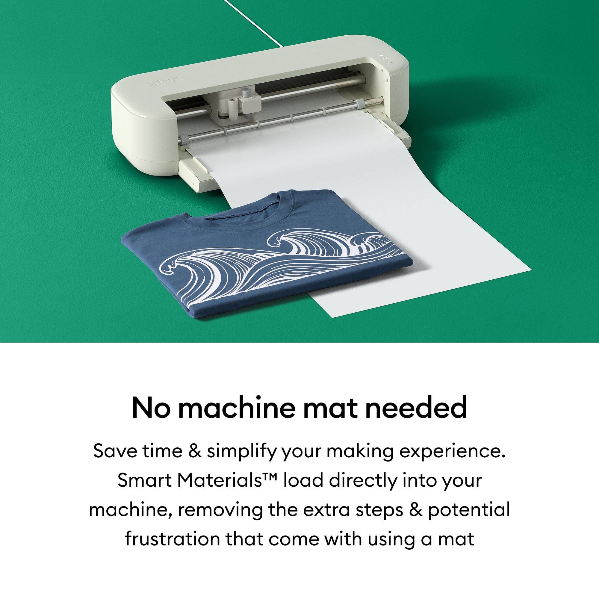 Cricut® Smart Vinyl™ Matless Permanent Vinyl (13 in x 36 in), 13" x 26",Spring Green