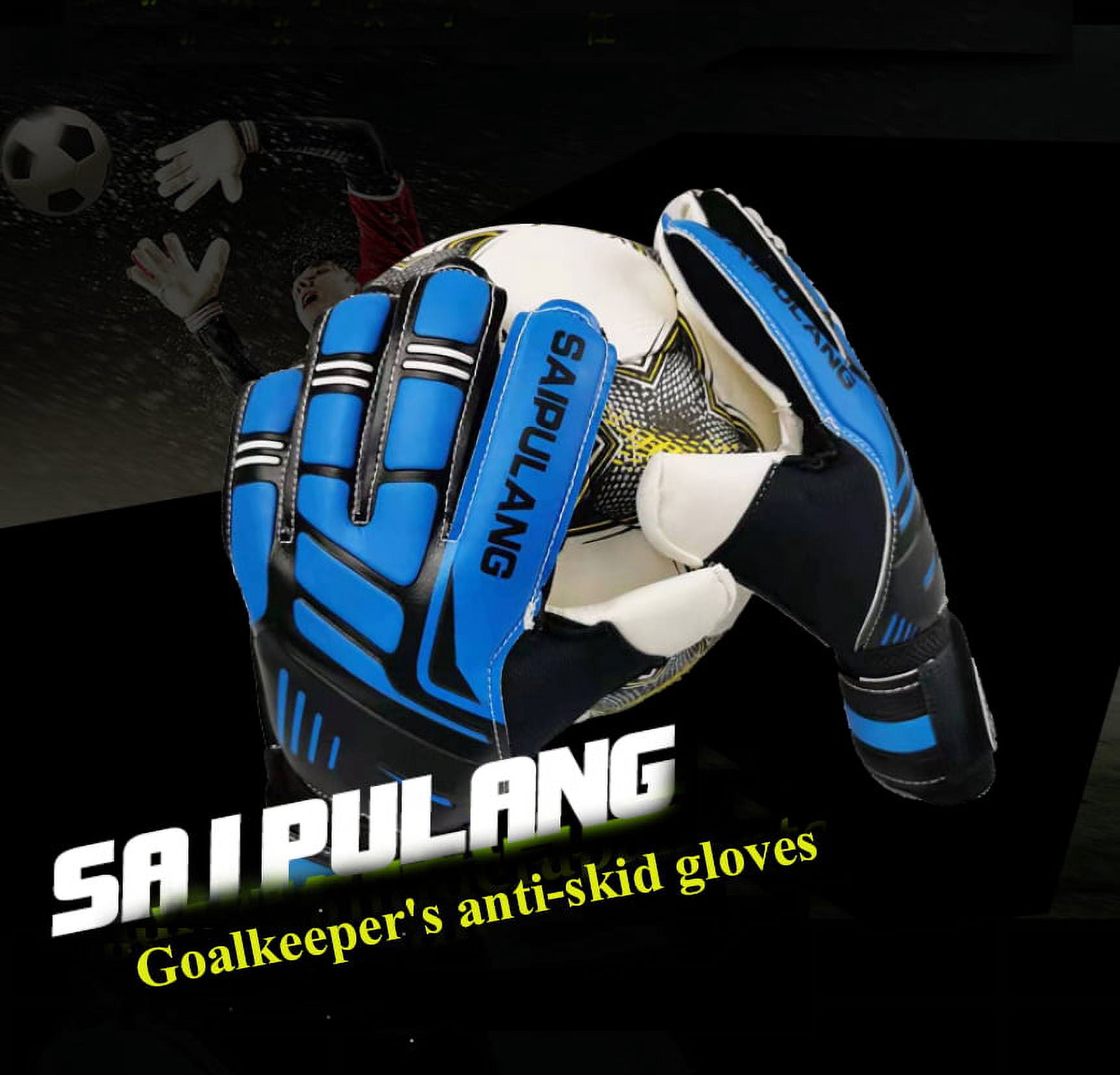 Youth Football Gloves Kids Silicone High Grip Receiver Gloves for Training Game,Professional Finger Guard Anti-skid Football Gloves for Adult and Kids