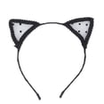 thumbnail image 1 of Diadema con orejas de gato para Halloween, vestido elegante, diadema para mujer, accesorios para el cabello para Cosplay, 1 of 5